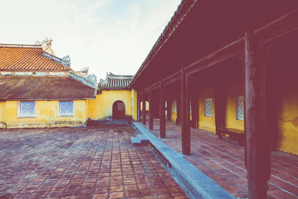 Αυτοκρατορική Δυναστεία Βασιλικό Παλάτι Του Nguyen Hue Βιετνάμ Μνημείο Παγκόσμιας — Φωτογραφία Αρχείου