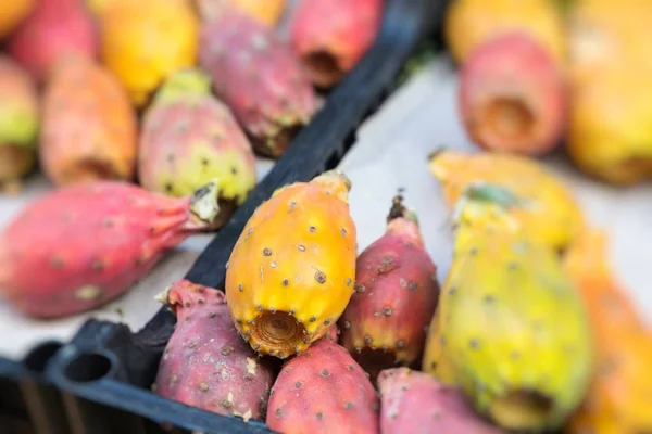 Prickly Pears Local Market Selective Focus — Stock Photo, Image