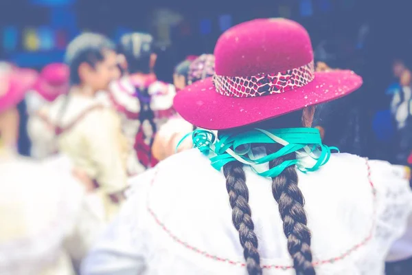 玻利维亚苏克雷狂欢节上的舞者 — 图库照片