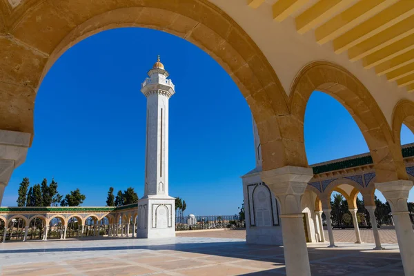 Mausoleum Habiba Bourgiby Prvního Prezidenta Tuniské Republiky Monastir — Stock fotografie