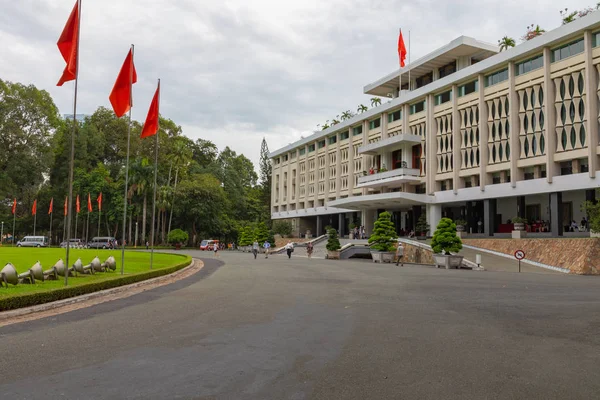 Ho Chi Minh, Vietnam-23 Kasım 2018: yeniden birleşme Sarayı, — Stok fotoğraf