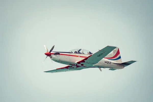 Zadar, Chorvatsko - 26. dubna 2019: Křídla aerobatické bouře — Stock fotografie