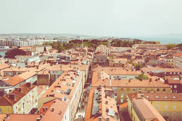 Historic center of Zadar at the Mediterranean Sea, Dalmatia, Cro — Stock Photo, Image