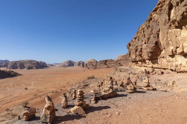 Wadi Rum Red Desert, Jordania, Oriente Medio . — Foto de Stock