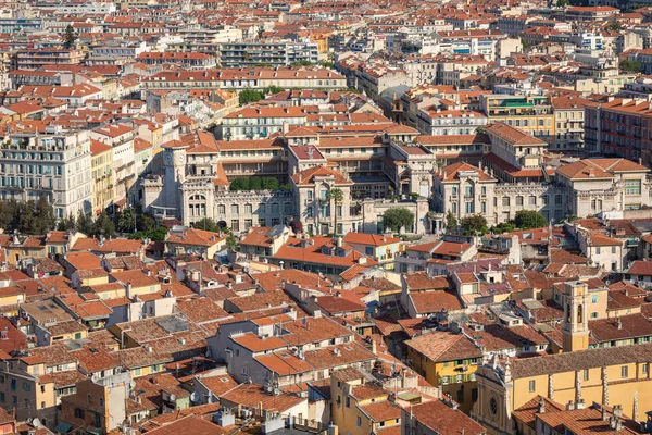 Nice, Francie-červen 04, 2019: pohled na staré město v Nice. Kote d ' A — Stock fotografie