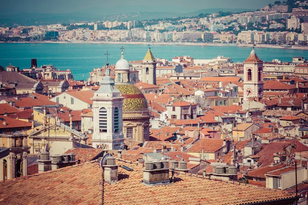 Nice, Frankreich - 04. Juni 2019: Blick auf die Altstadt in nice. cote d 'a — Stockfoto