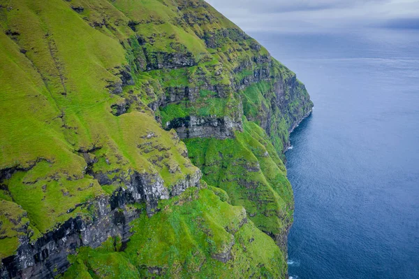 Vue aérienne de l'île de Koltur dans les îles Féroé, Atlantique Nord Oc — Photo