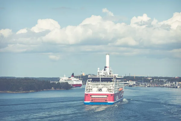 Mariehamn, Åland-06 augusti 2019: Cruiseferry MS Amore — Stockfoto