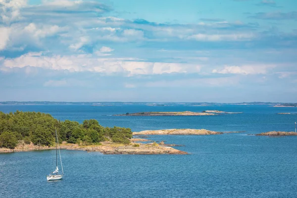 Picturesque landscape with island. at Baltic Sea. Aland Islands, — Stock Photo, Image