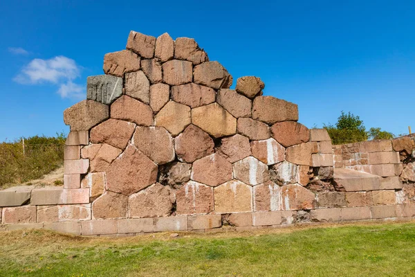 Historical fortified site of Bomarsund. Ruins of fortress. Finla — Stock Photo, Image