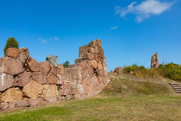 Historical fortified site of Bomarsund. Ruins of fortress. Finla — Stock Photo, Image