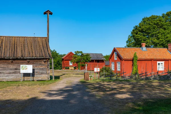 Jan Karlsgarden Museu ao ar livre nas ilhas Aland, Finlândia. O m — Fotografia de Stock