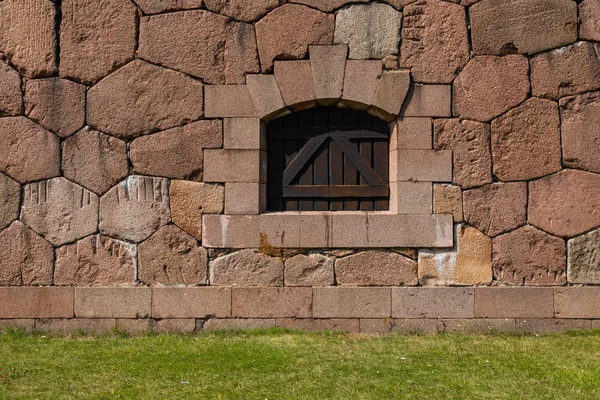 Historical fortified site of Bomarsund. Ruins of fortress. Finla — Stock Photo, Image