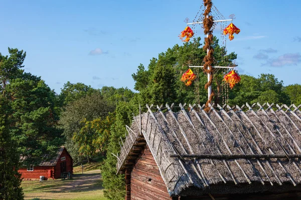 Jan Karlsgarden Museu ao ar livre nas ilhas Aland, Finlândia. O m — Fotografia de Stock