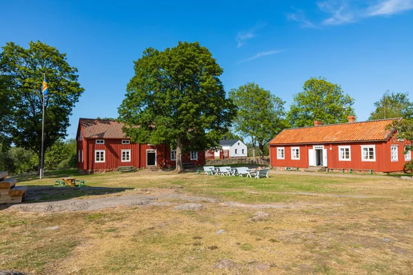 Jan Karlsgarden Museu ao ar livre nas ilhas Aland, Finlândia. O m — Fotografia de Stock