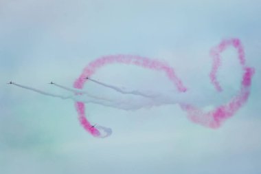 Gdynia, Pomorskie, Polonya - 17 Ağustos 2019: Suudi Hawks Aer