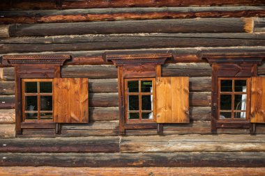 Taltsy, Irkutsk Region, Rusya - 09 Eylül 2019: Traditiona