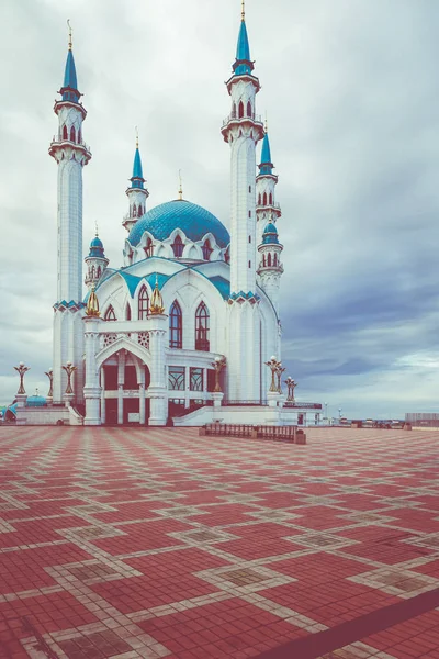 Kazan, Ryssland-september 15, 2019: Visa på kul Sharif moskén i — Stockfoto