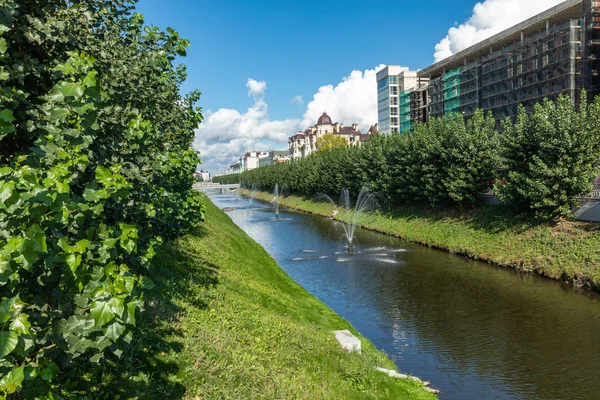 KAZAN, RUSIA - 08 DE SEPTIEMBRE DE 2019: Paisaje urbano de Kazán, Tartaristán —  Fotos de Stock