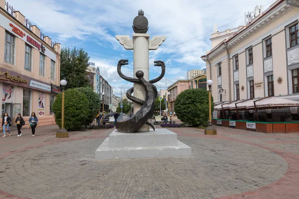 俄罗斯乌兰乌德 - 2019年9月6日：乌里察·列宁纳是一个最有脚手 — 图库照片