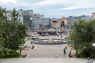 Ulan Ude, Rusya - 06 Eylül 2019: Ulan-Ude city, Republic o