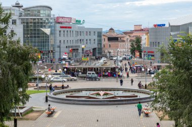 Ulan Ude, Rusya - 06 Eylül 2019: Ulan-Ude city, Republic o
