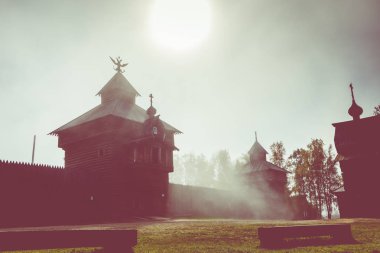 Taltsy Mimari-Et geleneksel Sibirya ahşap ev