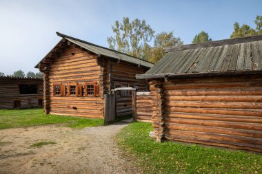 Taltsy Mimari-Et geleneksel Sibirya ahşap ev
