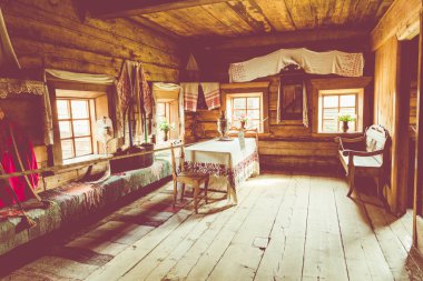 Taltsy Mimari-Et geleneksel Sibirya ahşap ev