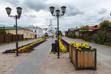 Ulan Ude, Rusya - 06 Eylül 2019: Our Lady Katedrali 