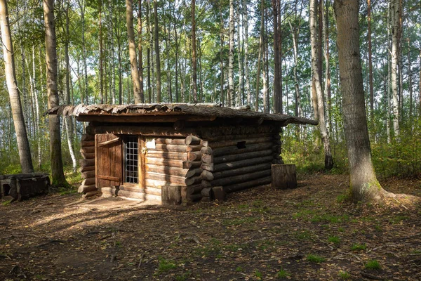 Traditionelles sibirisches Holzhaus im taltsy architectural-et — Stockfoto