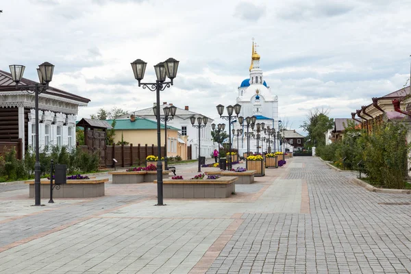 Ułan Ude, Rosja-06 września 2019: Katedra Matki Bożej z — Zdjęcie stockowe