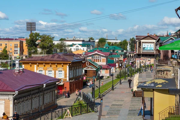 伊尔库茨克， 俄罗斯 - 九月 08， 2019：130 克瓦尔塔尔区 （伊尔库茨 — 图库照片