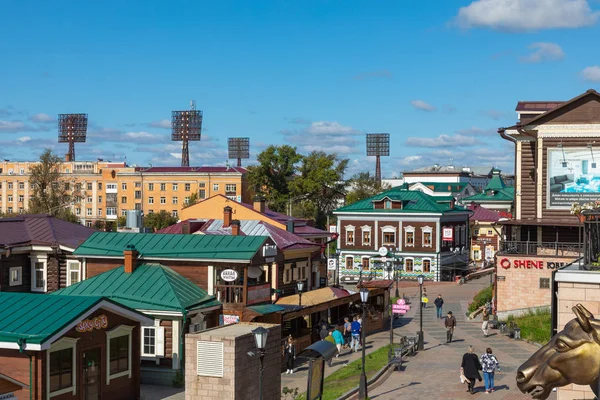 IRKUTSK, RUSIA - 08 DE SEPTIEMBRE DE 2019: 130 Kvartal quarter (Irkuts —  Fotos de Stock