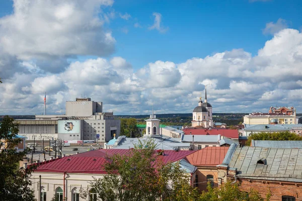 Tomsk, Rosja-13 września 2019: Katedra Epifany w Tomsku, — Zdjęcie stockowe