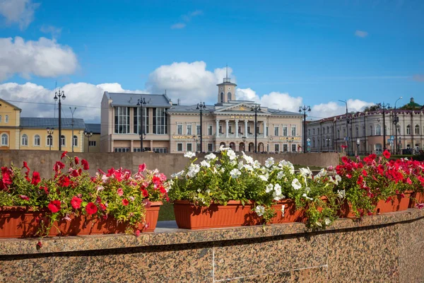Tomsk, russland - 13. september 2019: traditionelle architektur in — Stockfoto