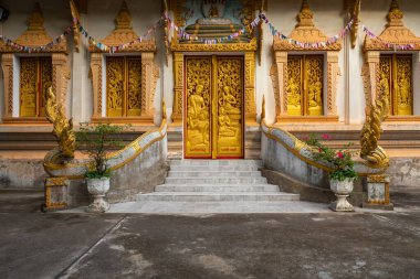 Vientiane 'deki Buddist tapınağı Vat Haysoke. Laos. Asya. 