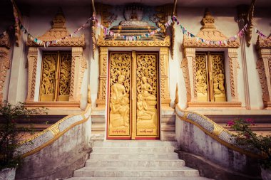 Vientiane 'deki Buddist tapınağı Vat Haysoke. Laos. Asya. 