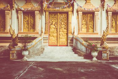 Vientiane 'deki Buddist tapınağı Vat Haysoke. Laos. Asya. 