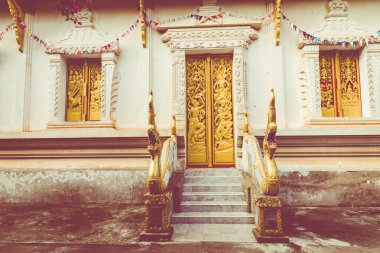 Vientiane 'deki Buddist tapınağı Vat Haysoke. Laos. Asya. 