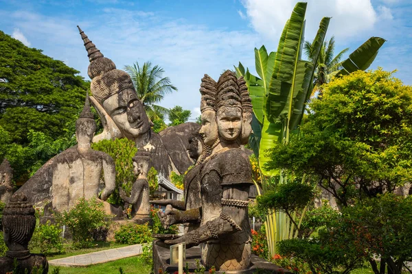 Parc de Bouddha Xieng Khouane à Vientiane, Laos. Célèbre voyage — Photo