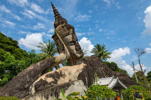 Buddha park Xieng Khouane i Vientiane, Laos. Berömd resa — Stockfoto