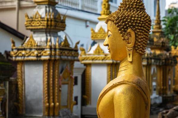 Estatua de Buda en el templo budista Vat Haysoke en Vientiane. Laos . — Foto de Stock