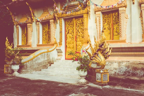 Vientiane 'deki Buddist tapınağı Vat Haysoke. Laos. Asya. — Stok fotoğraf