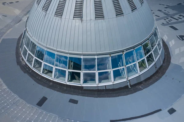 Katowice Poland June 2020 Aerial Photo Spodek Arena Complex Modern — 스톡 사진