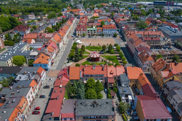 Aerial View Central Square Zory Upper Silesia Poland — Stock Photo, Image