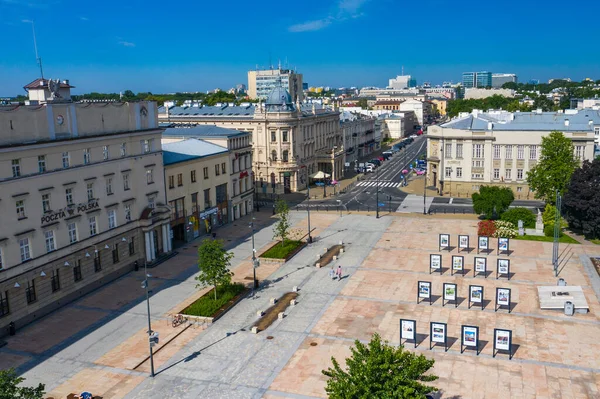 Люблин Польше Вид Воздуха Старый Город Туристический Центр Города Люблина — стоковое фото