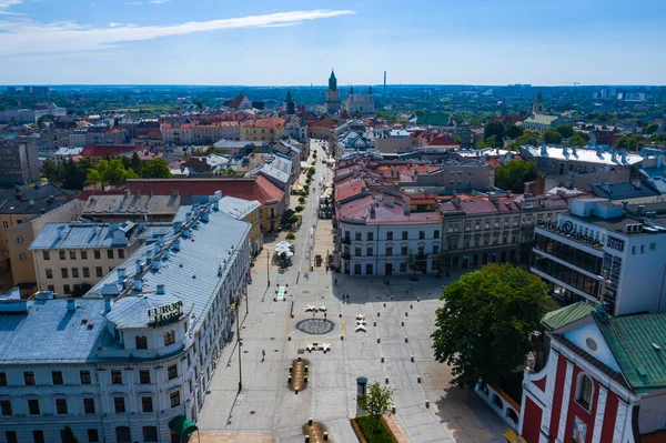 Lublin Poland Aerial View Old Town Touristic City Center Lublin — Stock Photo, Image