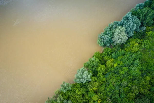 Vistula River Poland Aerial View Vistula River Longest River Poland — Stock Photo, Image