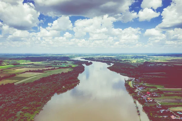 Polonya Daki Vistula Nehri Polonya Nın Uzun Nehri Olan Vistula — Stok fotoğraf